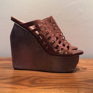 Jeffery Campbell Lattice Wedges
